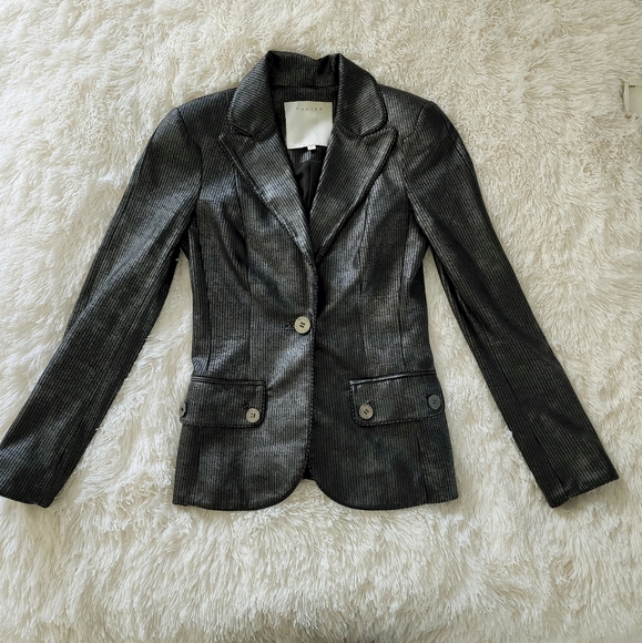 Walter Black Vegan Leather Jacket/ Blazer, S2z 0 (Hot!!!) - Picture 5 of 16